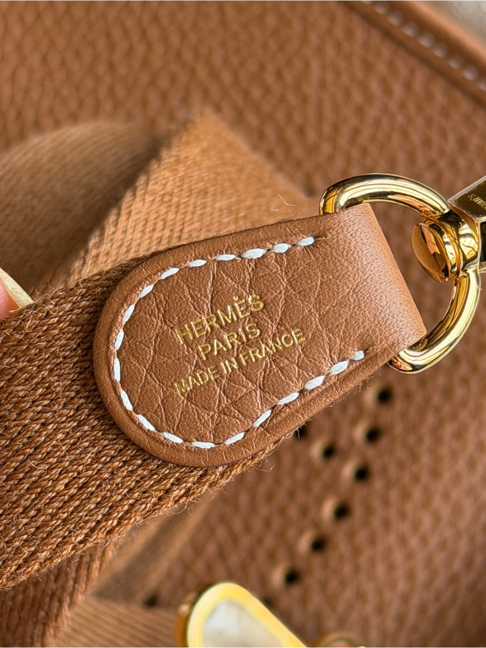 NWT🧡Hermes🧡Mini Evelyne II TPM 16 Gold/Gold (2026 Stamp) - Picture 9 of 10